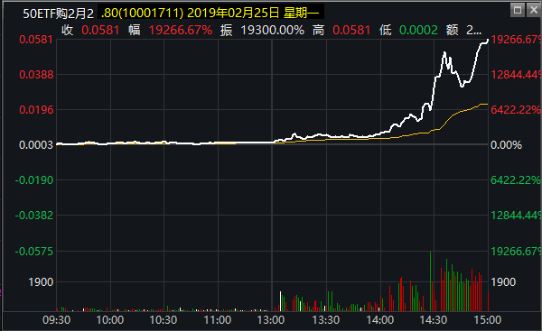 50ETF 购 2 月 2800 期权合约单日涨幅超 192 倍，投资者赵女士的搏杀之路